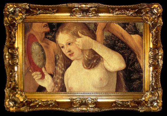 framed  Hans Baldung Grien Details of The Three Stages of Life,with Death, ta009-2